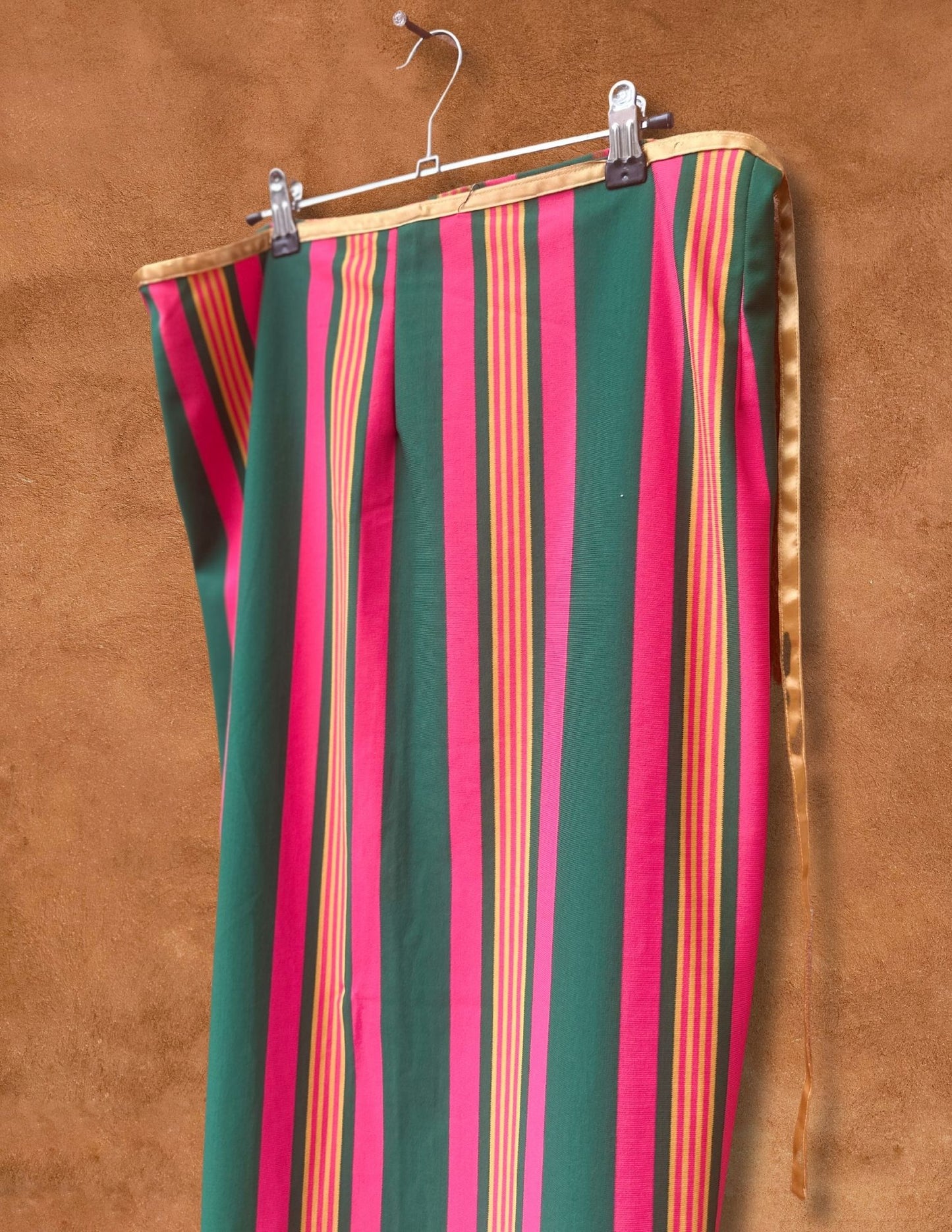 Upcycled Vintage Fringe Wrap Skirt