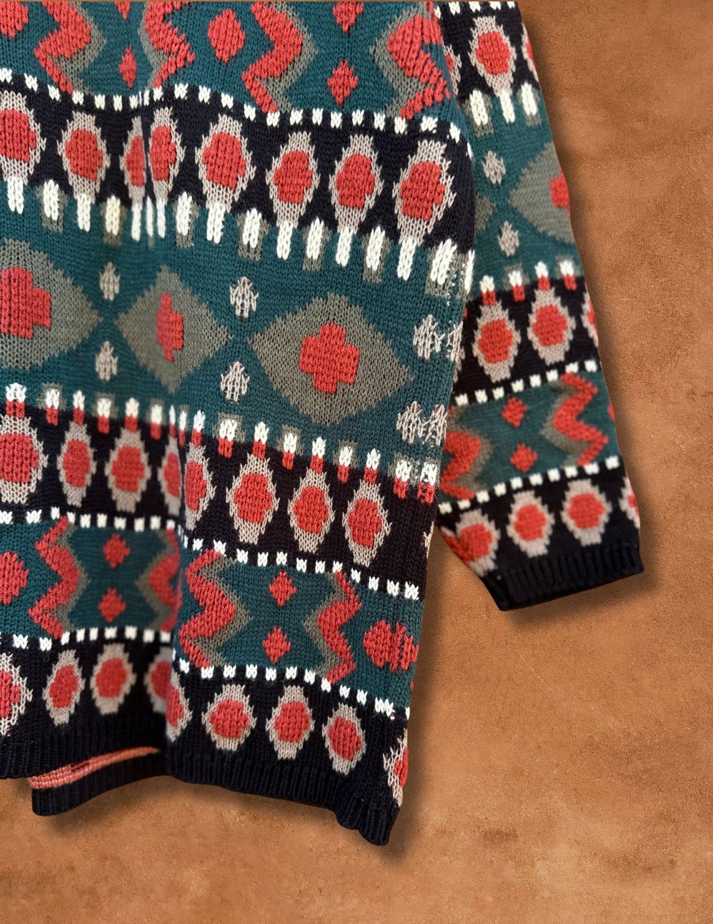 Vintage 80s Geo Sweater