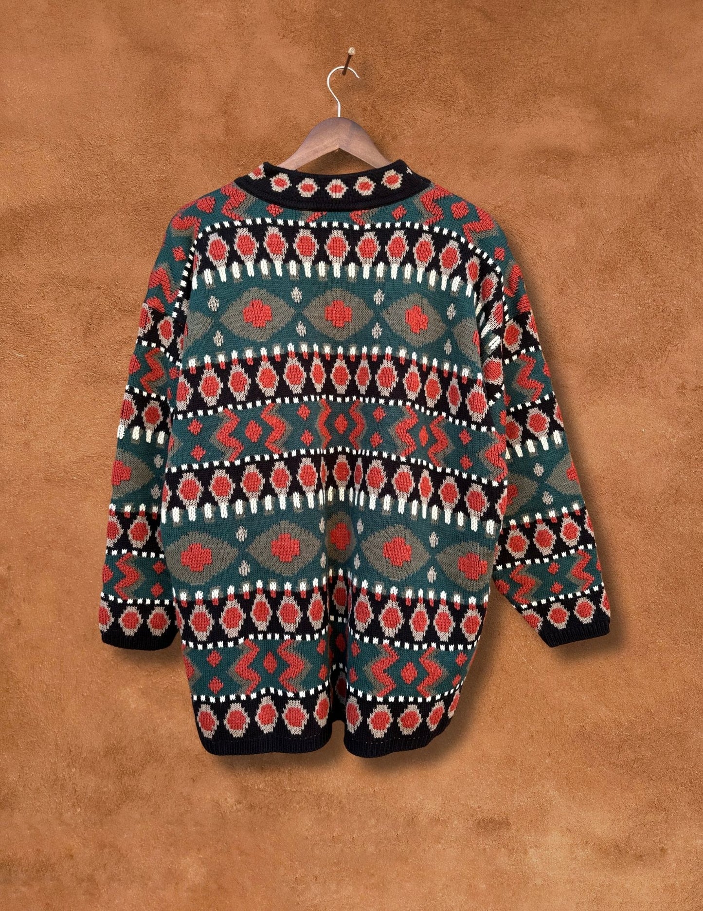 Vintage 80s Geo Sweater