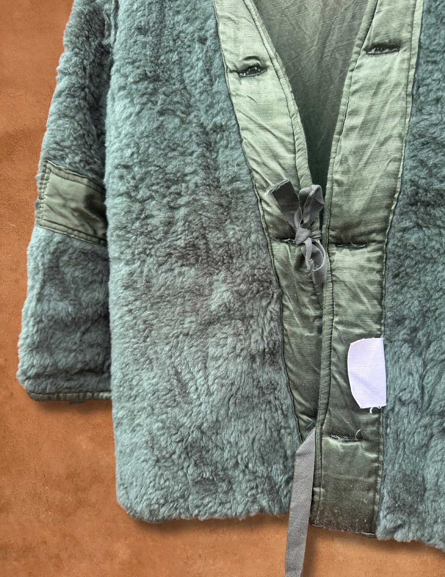 Vintage Furry Military Cardie