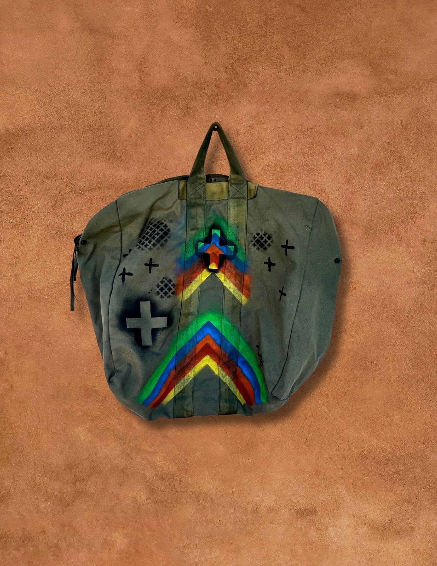 Upcycled Military Oversized Tote Bag by Christopher Porter