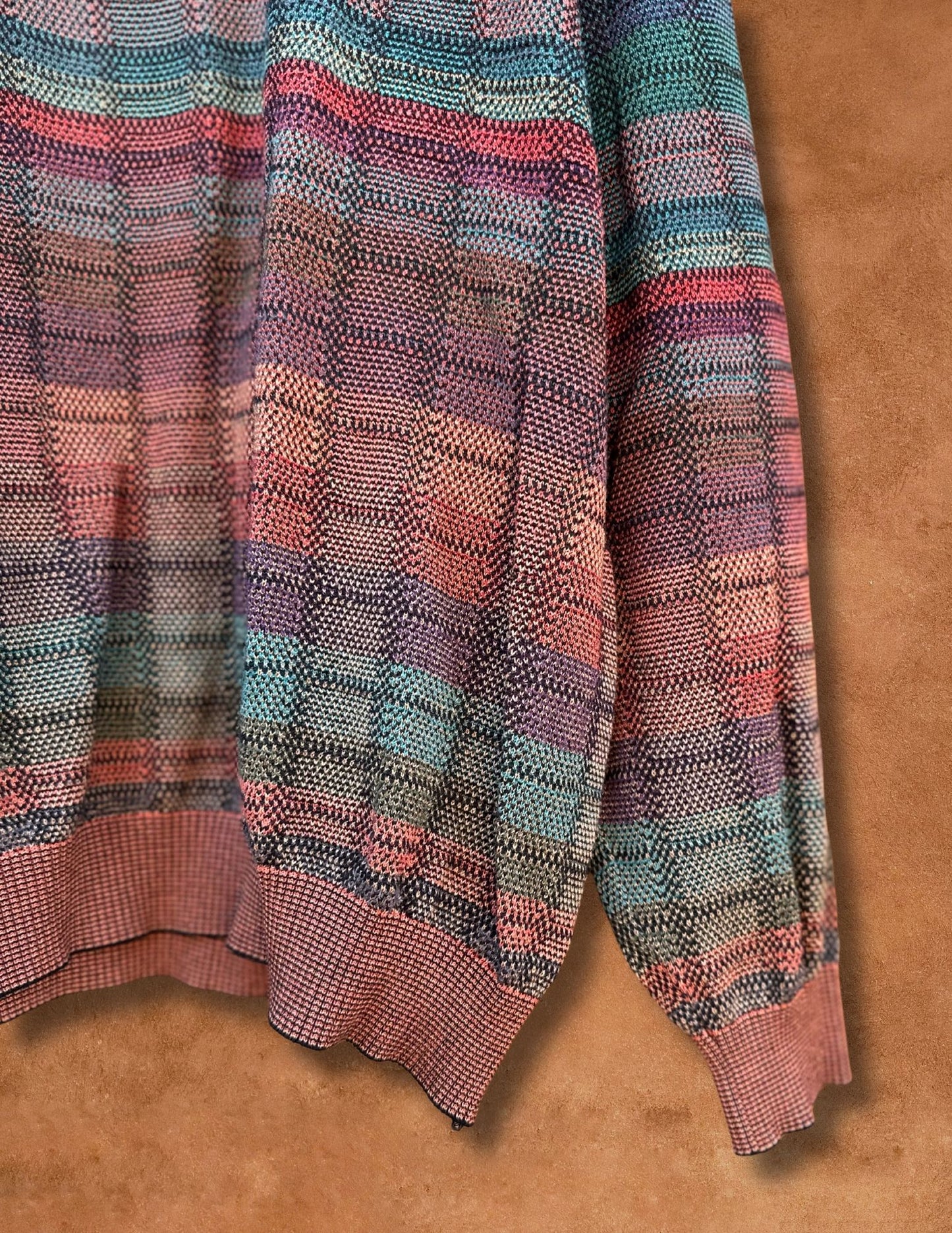 Vintage 80s Ombre Stripe Sweater