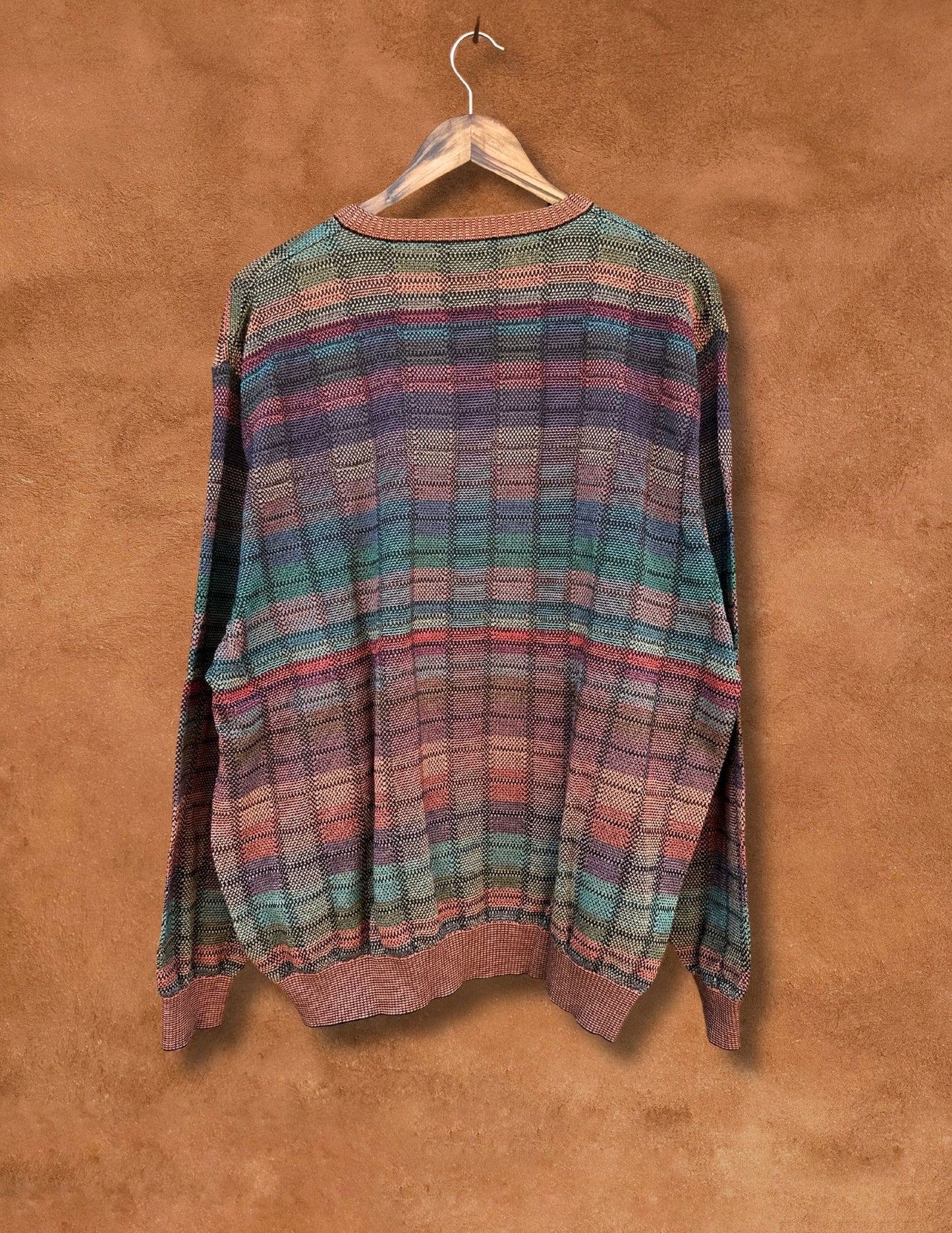 Vintage 80s Ombre Stripe Sweater