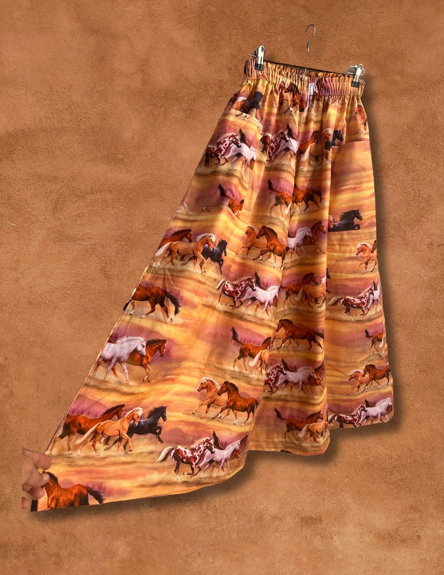 + Limited Edition Wide Leg Pant - Horse Print +