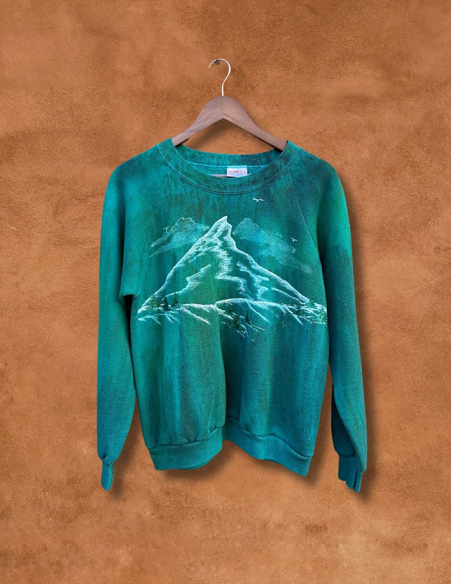 Upcycled Vintage Handpainted Sweatshirt