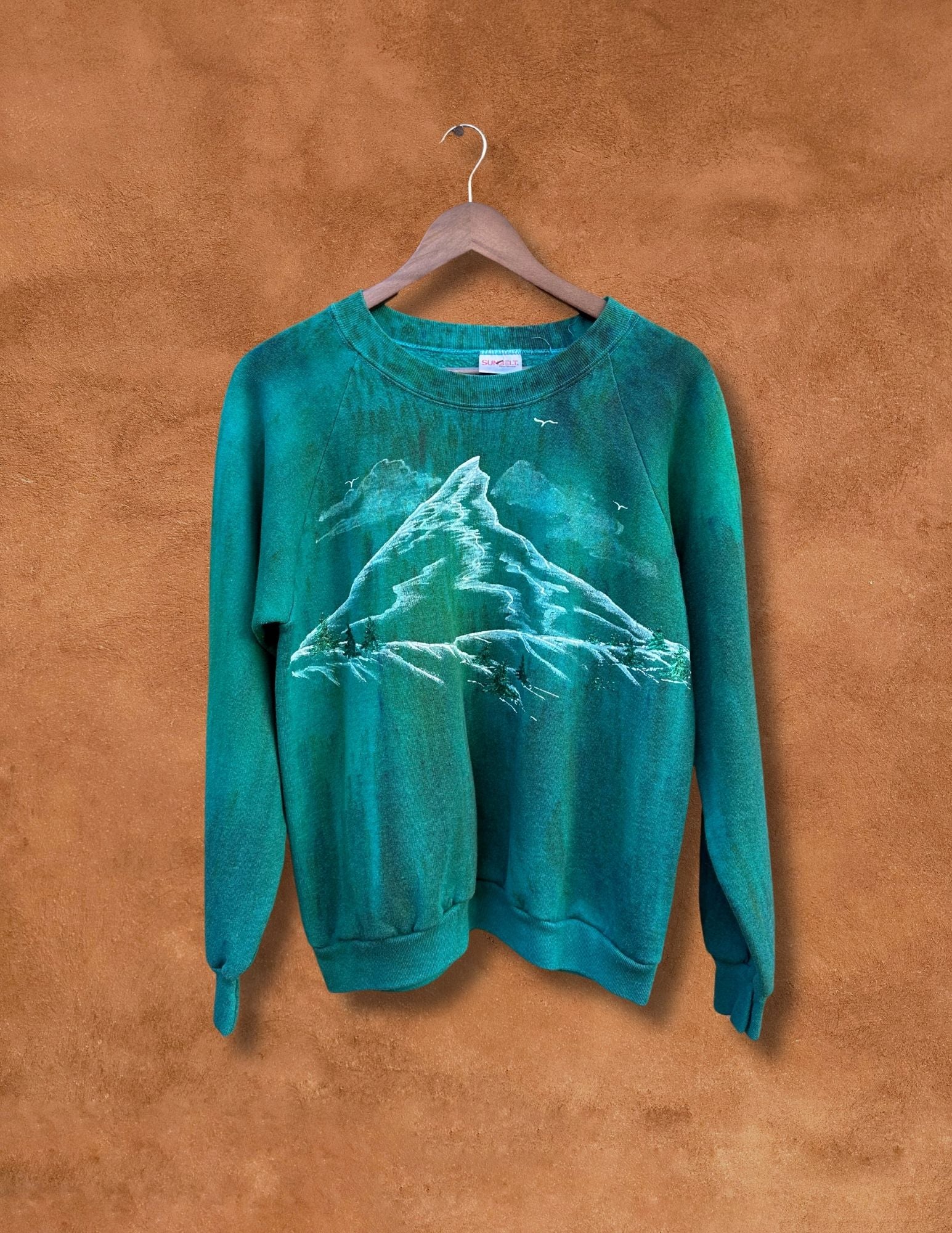 Upcycled Vintage Handpainted Sweatshirt