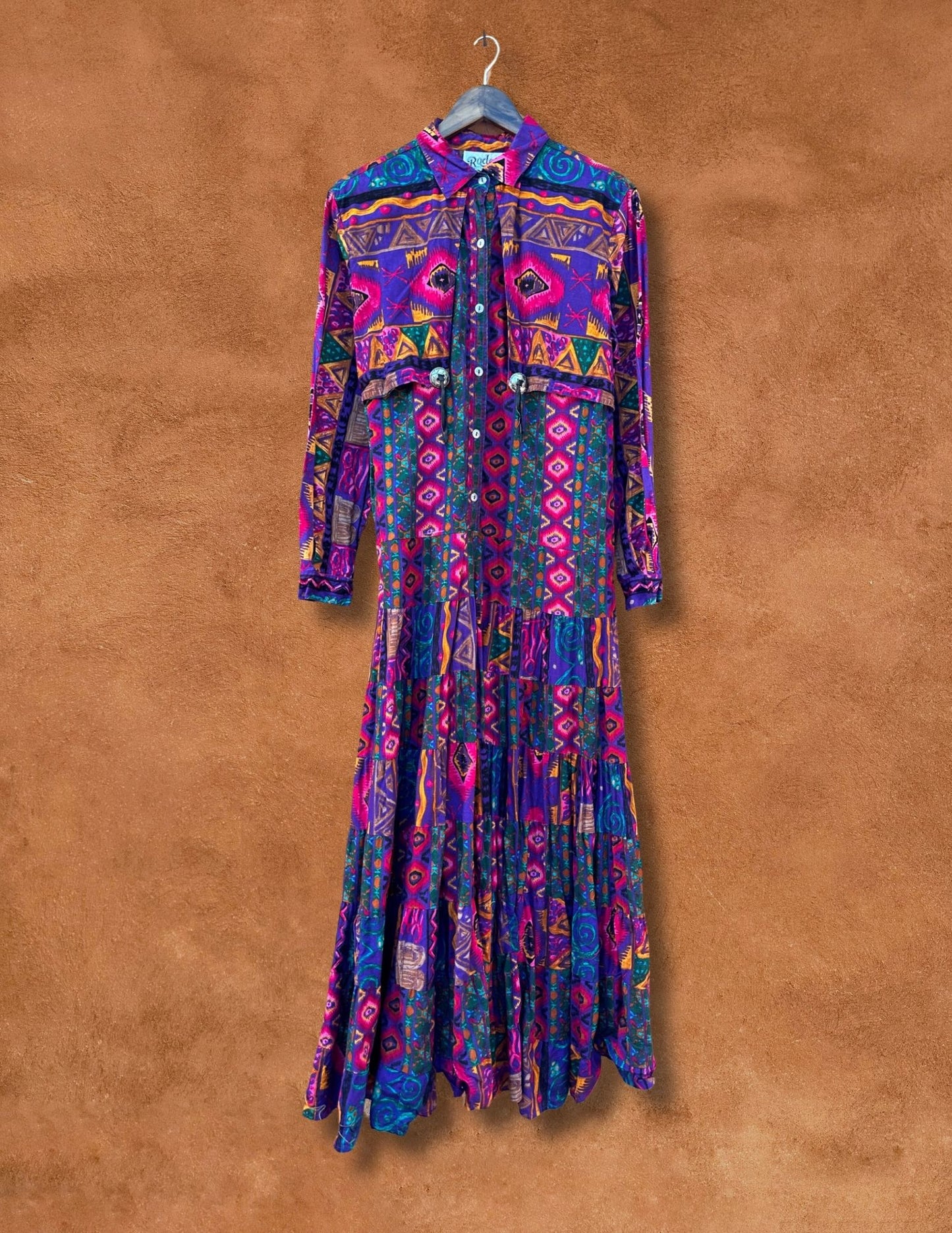 '+ Reconstructed Vintage Southwest Dress +