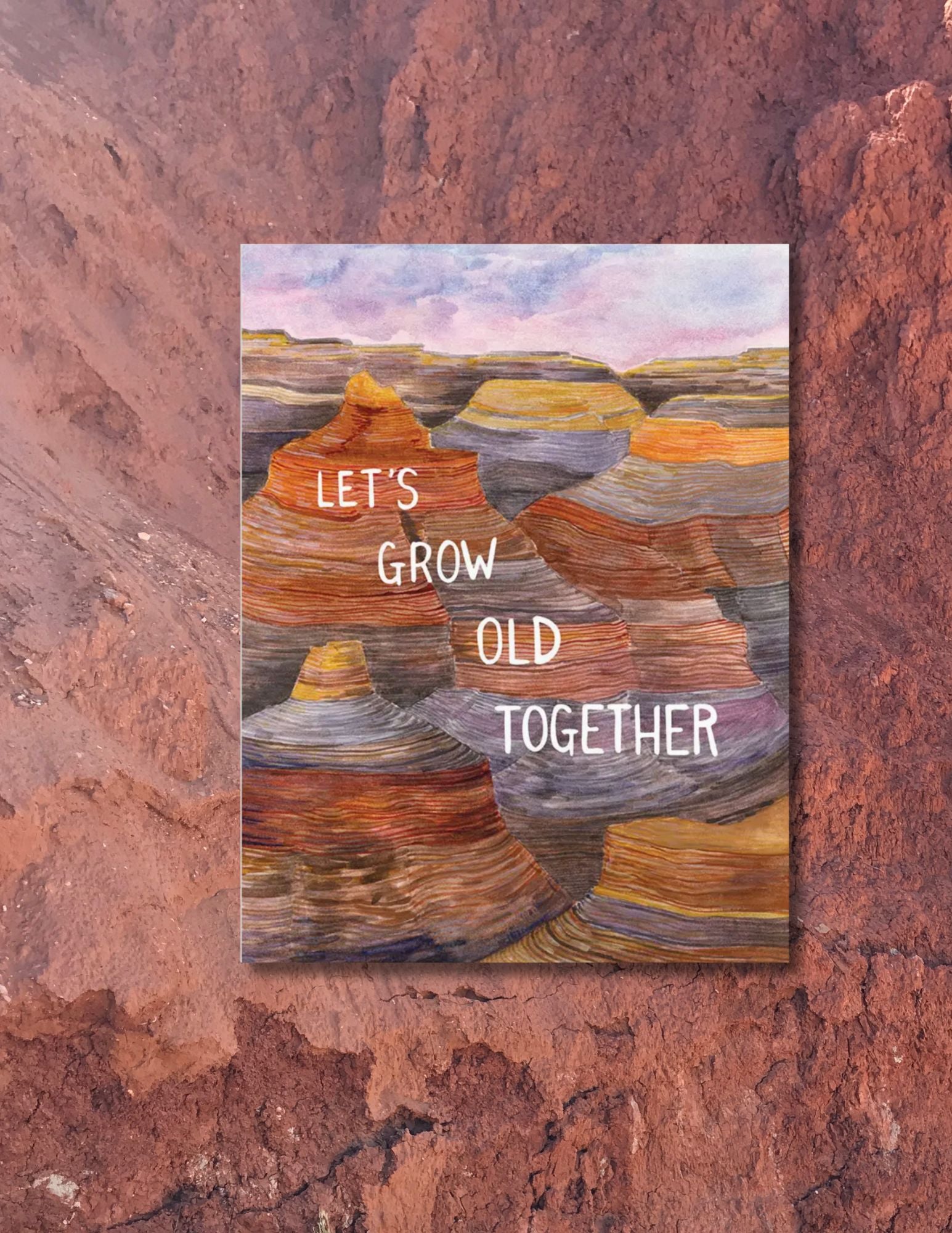 Yardia Let's Grow Old Together - Love Card