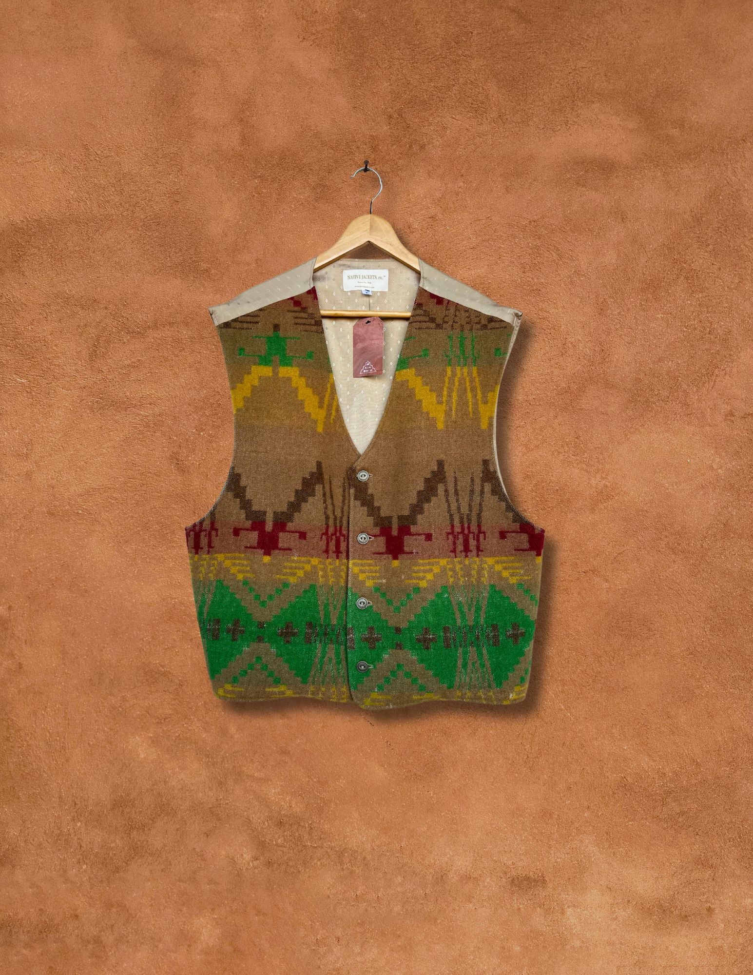 Vintage 80s Blanket Vest