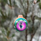 Navajo Made Handpainted Clay Ornament - HummingBird (Dá’itii’hi’)