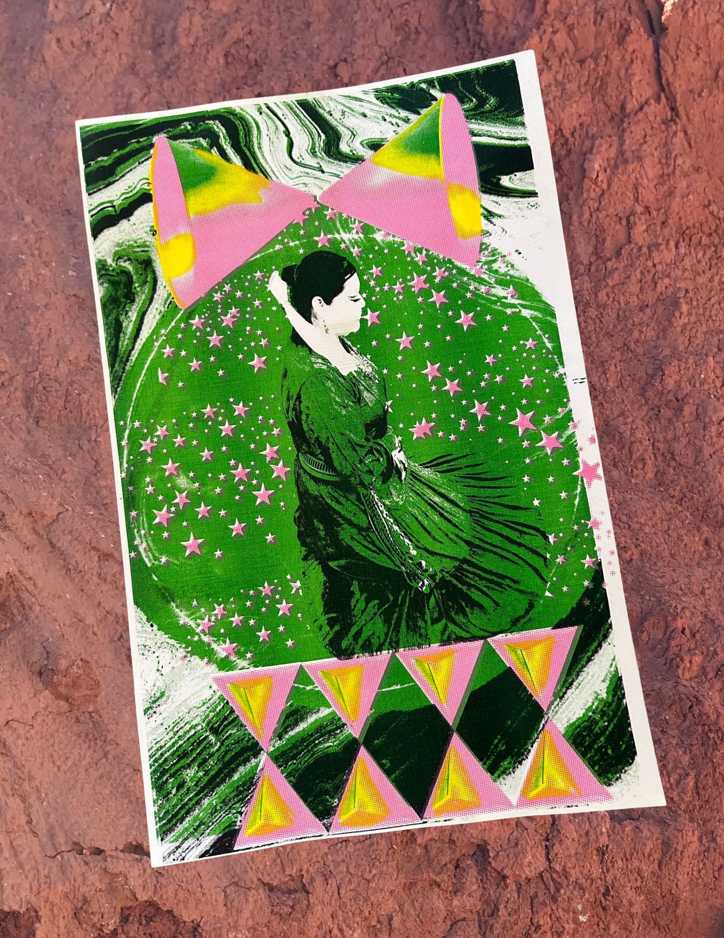 Star Woman Riso Print