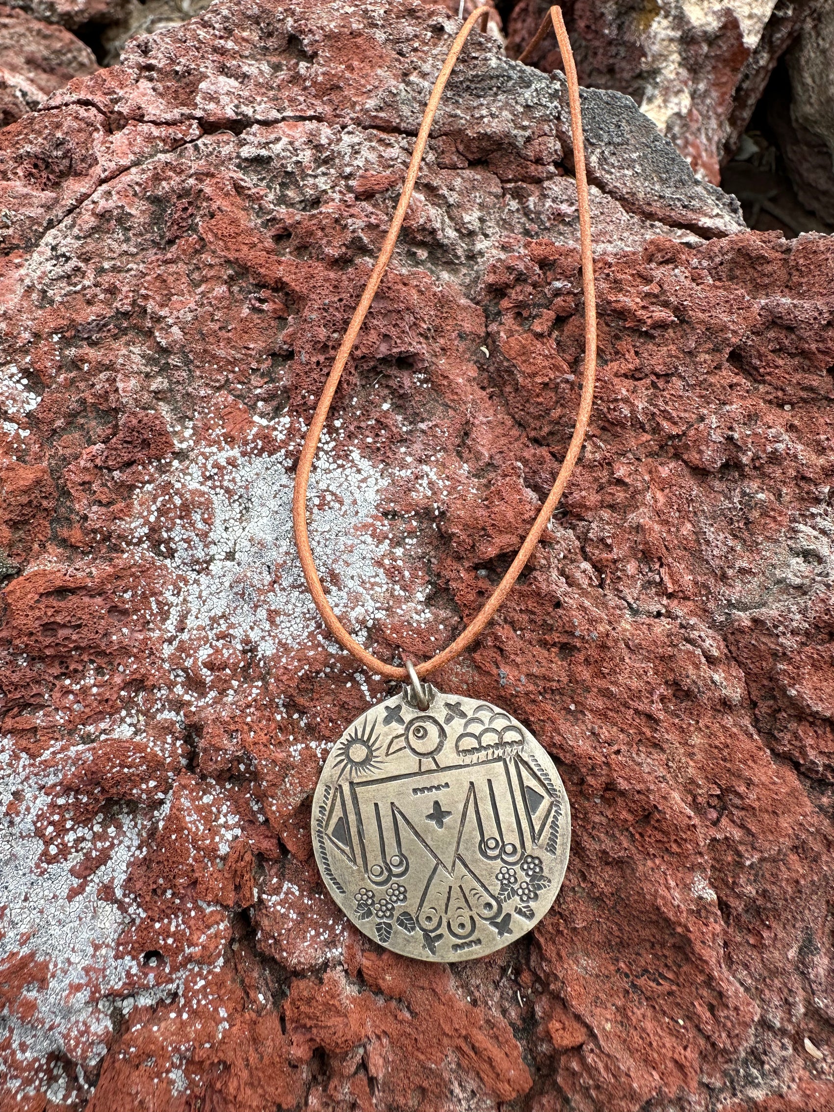 Sterling Silver Thunderbird Necklace by Jakaiya McDaugale