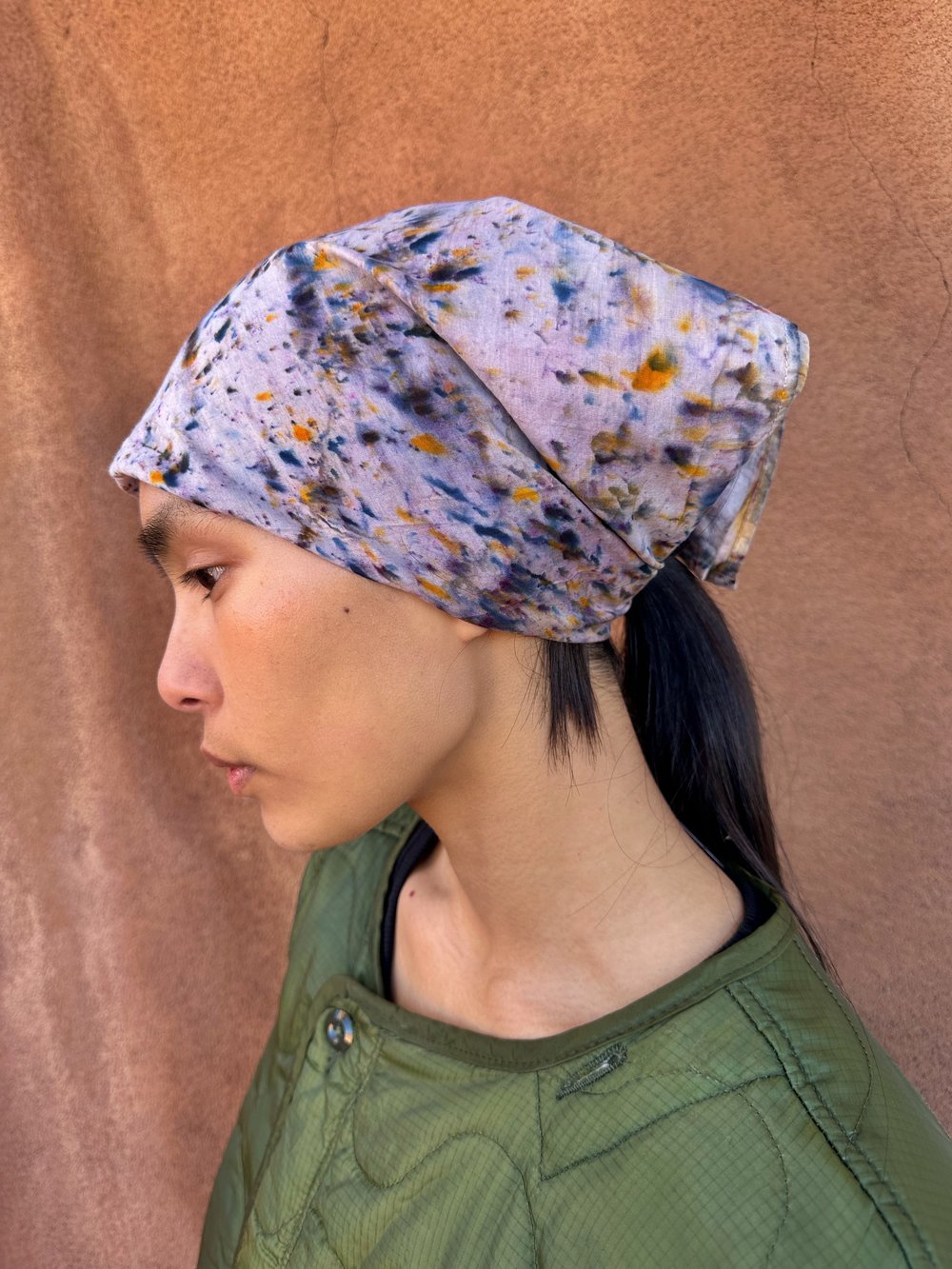 Limited Edition Hand Dyed Organic Cotton Bandana