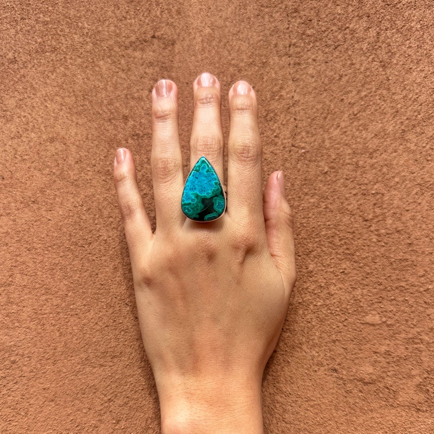 Navajo Made Azurite Malachite Ring