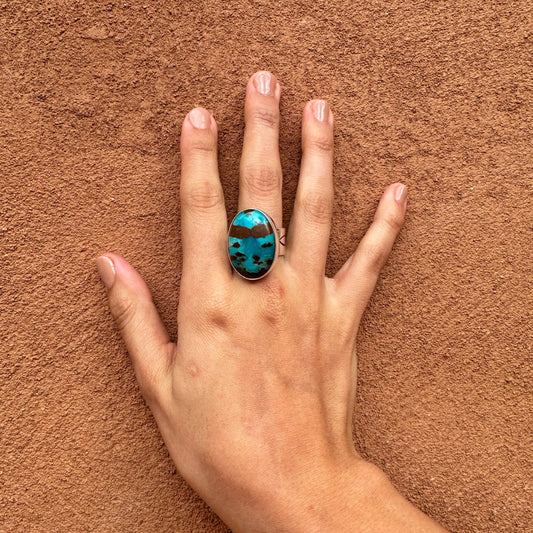 Navajo Made Turquoise Nugget Rings