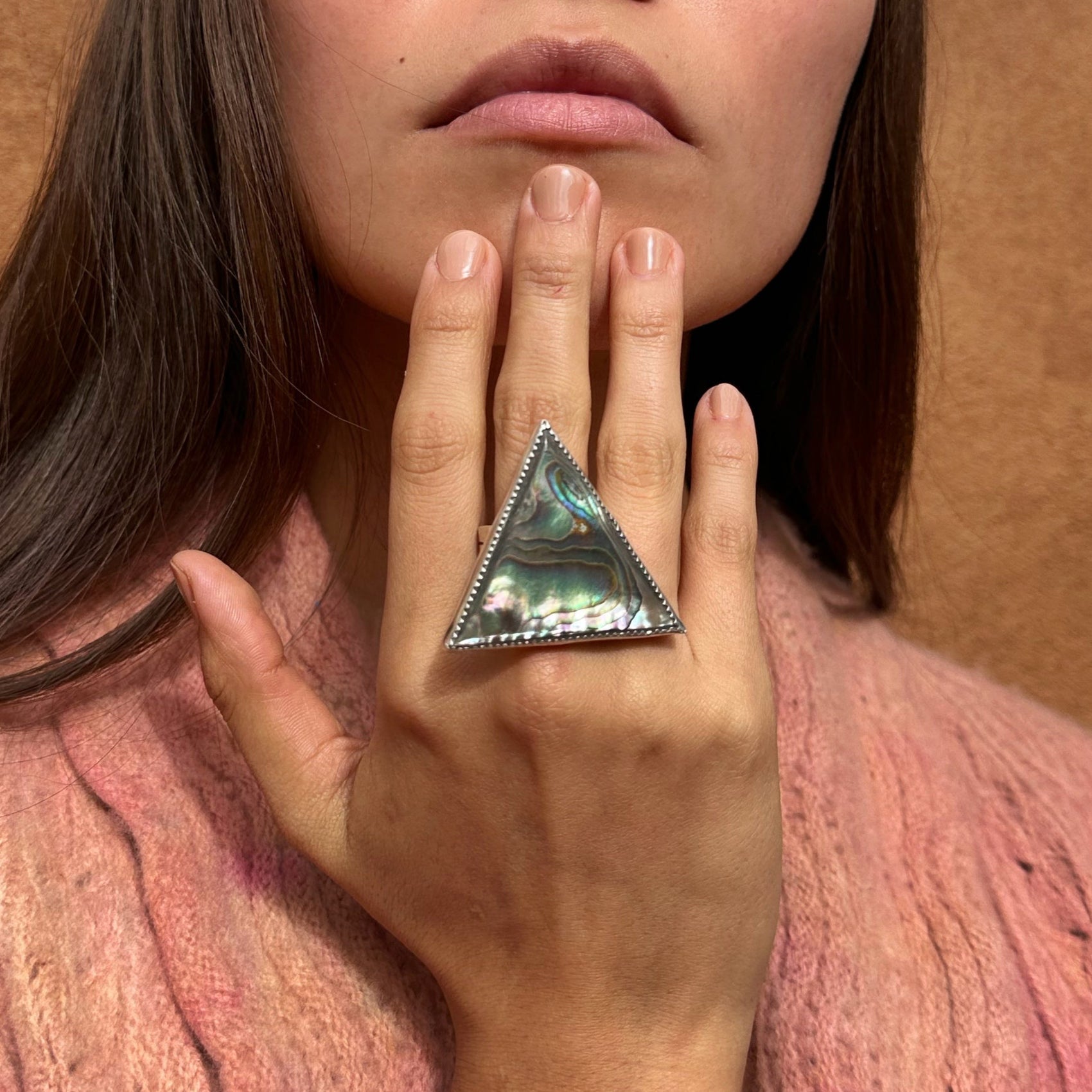 Navajo Made Abalone Ring