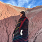 COLORS MAY FADE BUT I STILL EXIST Shawl by Diné Artist Zefren-M