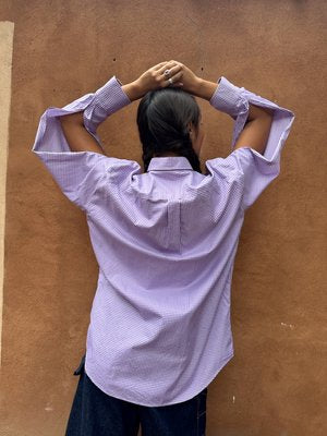 Upcycled Vintage Gingham Shirt