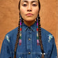 Navajo Made Beaded Rainbow Earrings  10" Length