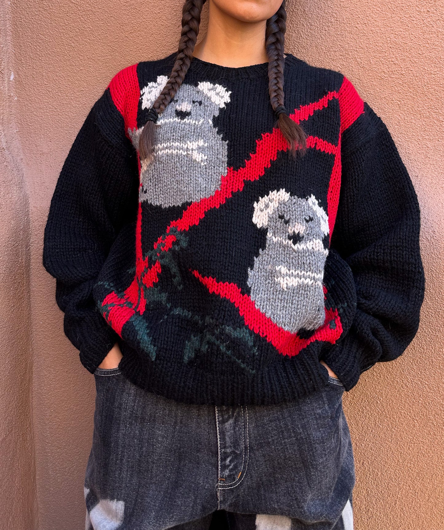 Vintage 80s Koala Sweater