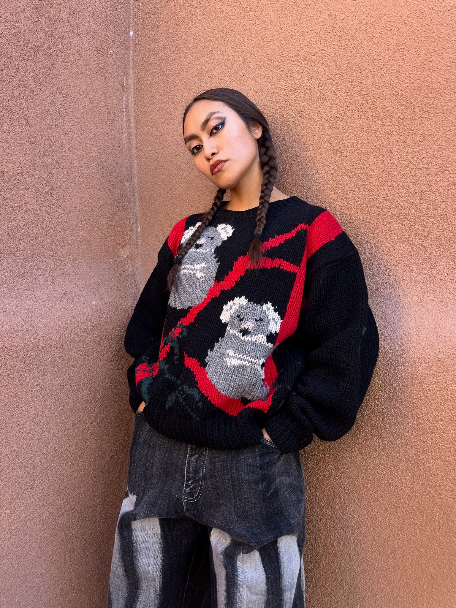 Vintage 80s Koala Sweater