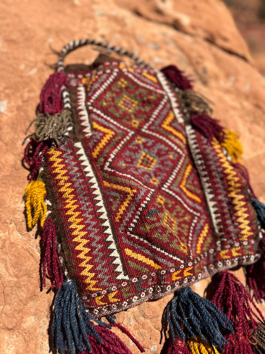 Vintage Handwoven Moroccan Bag