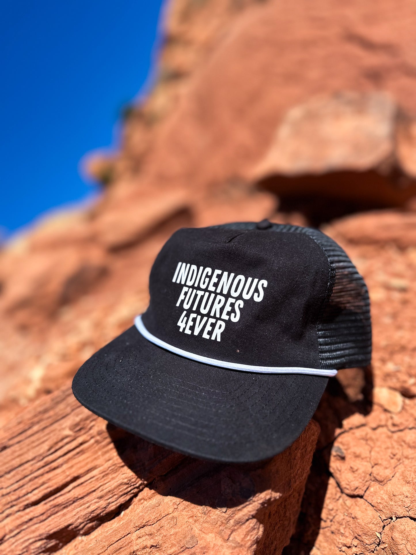 4KINSHIP IF4 Trucker Hat - Black