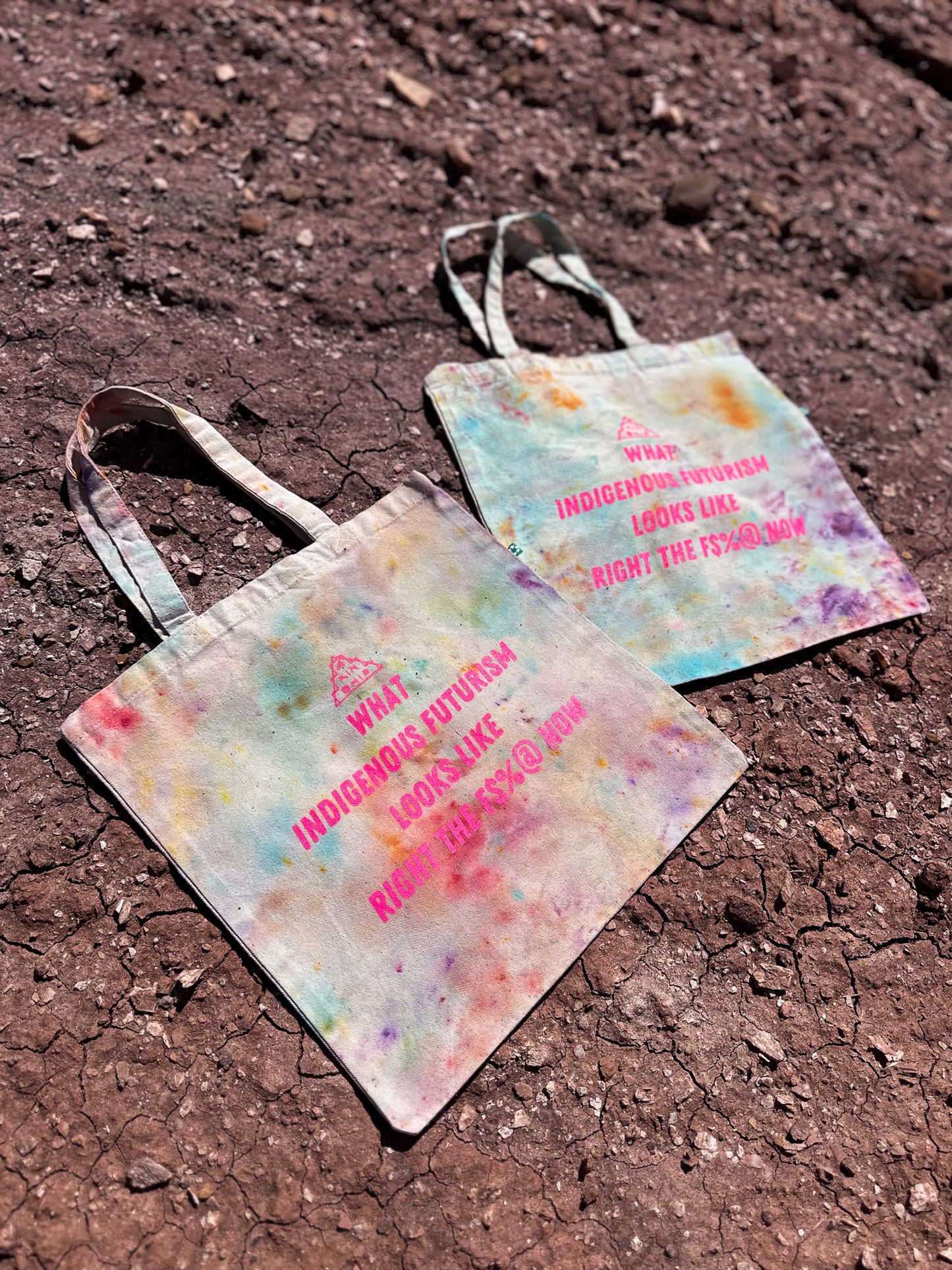 4KINSHIP Tote Bag- Light Rainbow