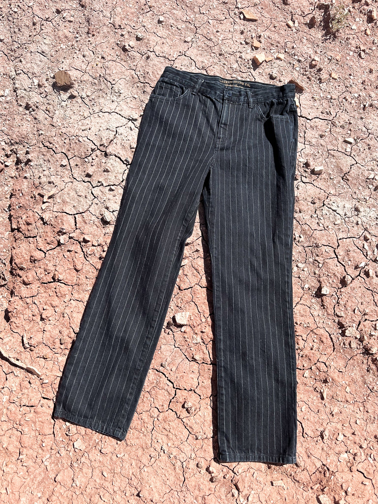 Vintage Pinstripe 90s Jeans