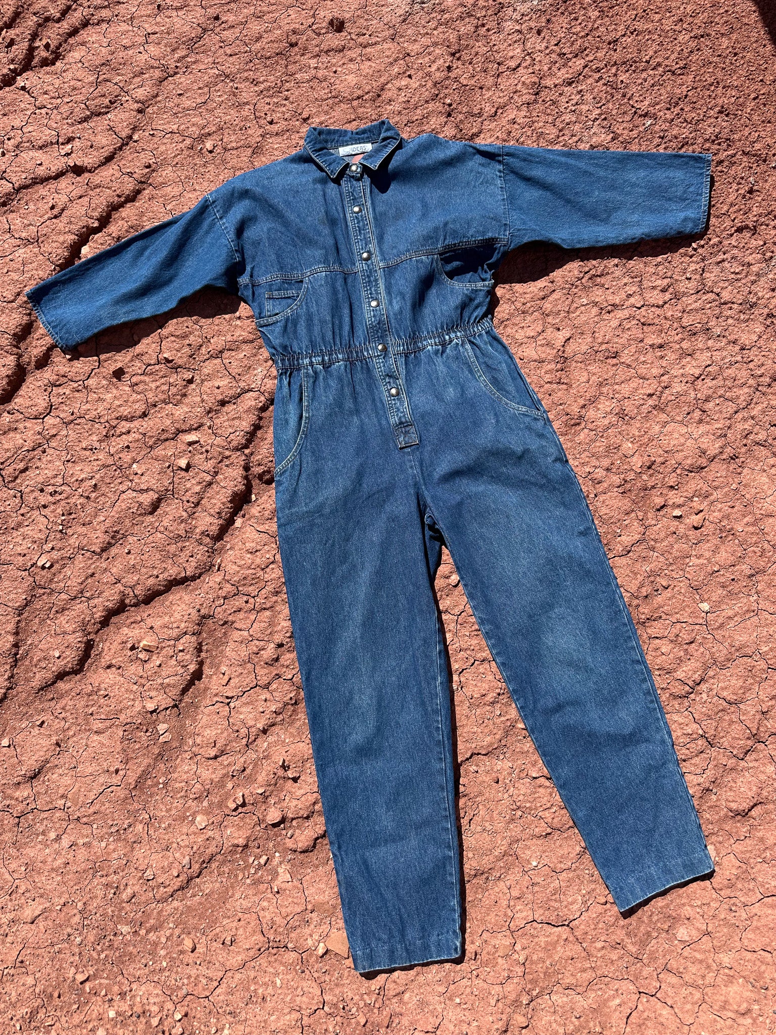 Vintage 80s Denim Flysuit