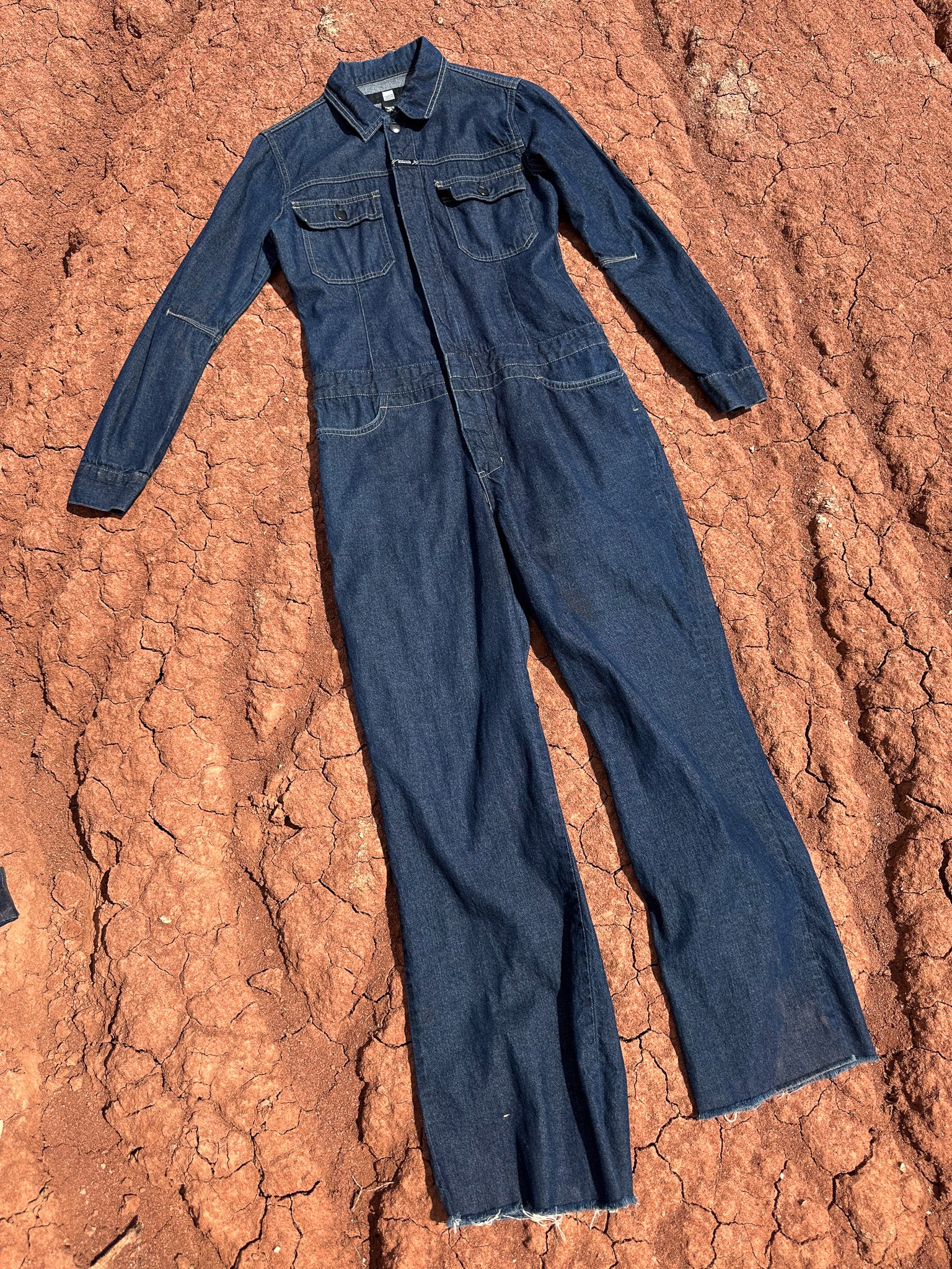 Upcycled Vintage Denim 80s Jumpsuit