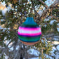 Navajo Made Handpainted Clay Ornament- Hummingbird Sunrise