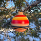 Navajo Made Handpainted Clay Ornament- Santa Fe Sunrise