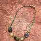 Upcycled Vintage Serpentine Necklace