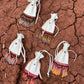 Navajo Made Handbeaded Buckskin Bags - On Sale $95