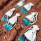 Navajo Made Handbeaded Bucksin Bags- On Sale $95