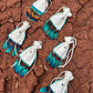 Navajo Made Handbeaded Bucksin Bags- On Sale $95