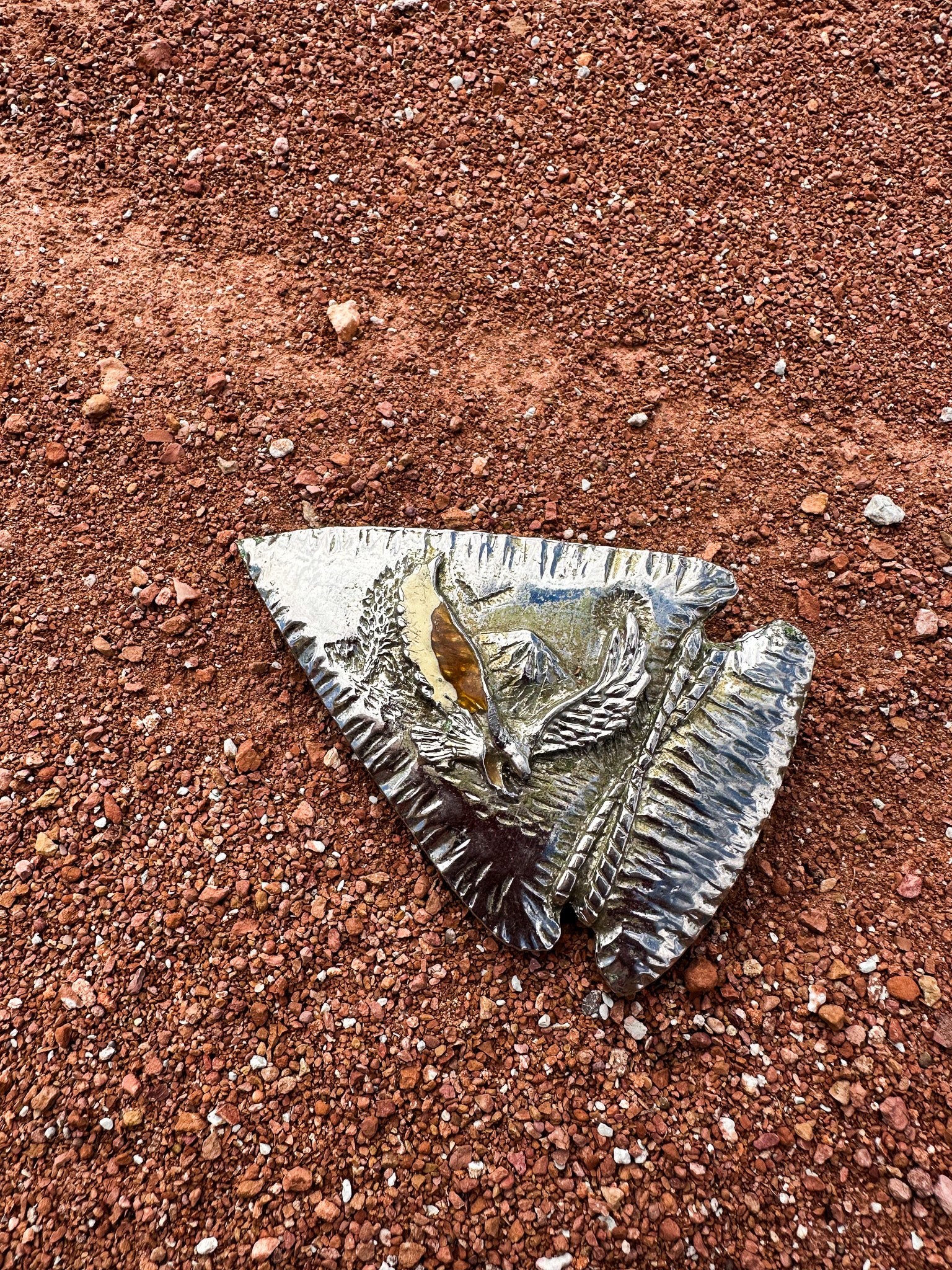 Vintage Arrowhead Belt Buckle