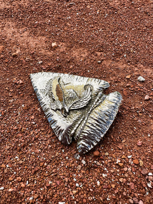 Vintage Arrowhead Belt Buckle