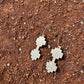 Navajo Made Sterling Cloud Earrings by Diné Artist Bryan J Roessel