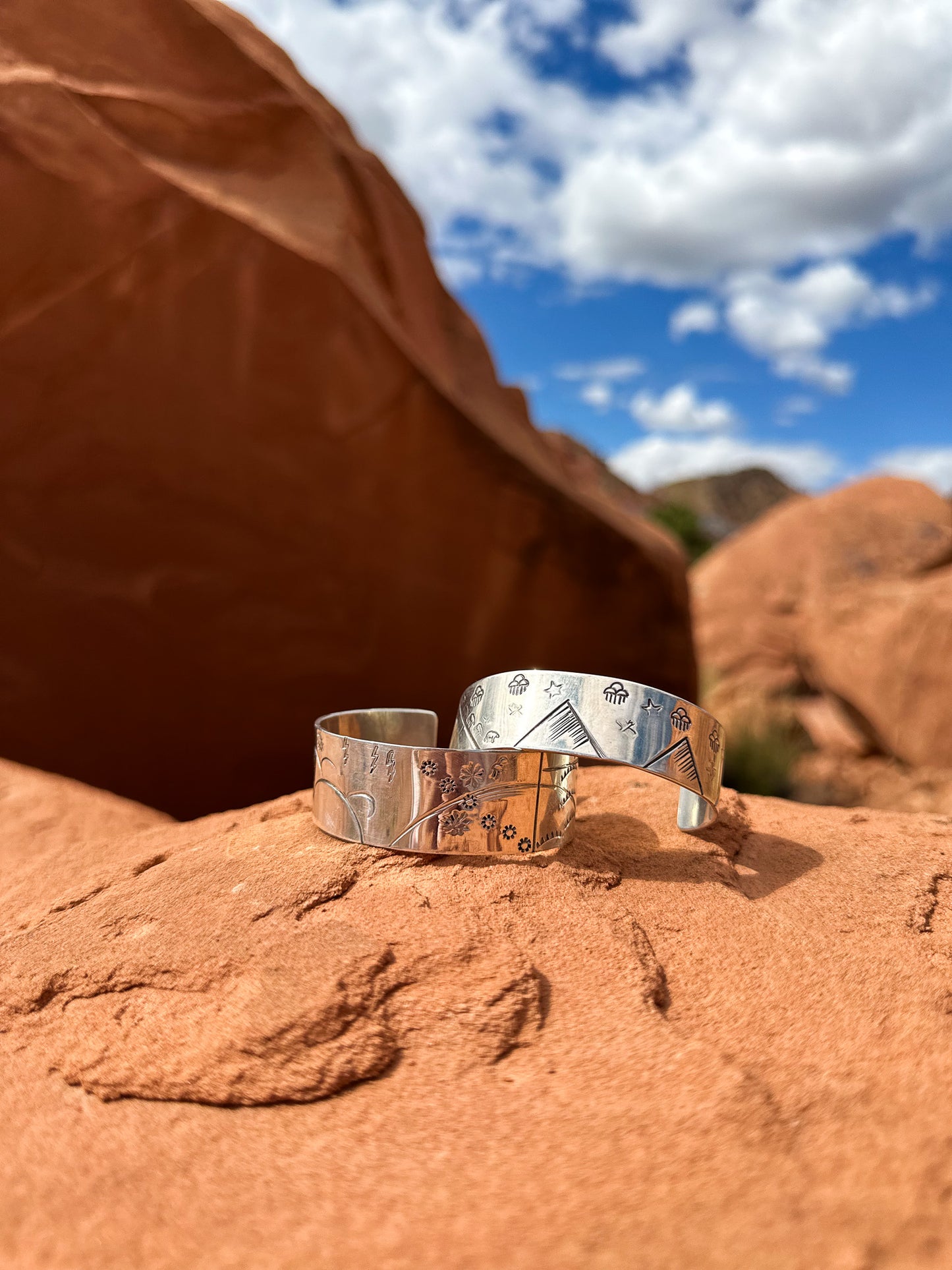 Navajo Made Storyteller Bracets