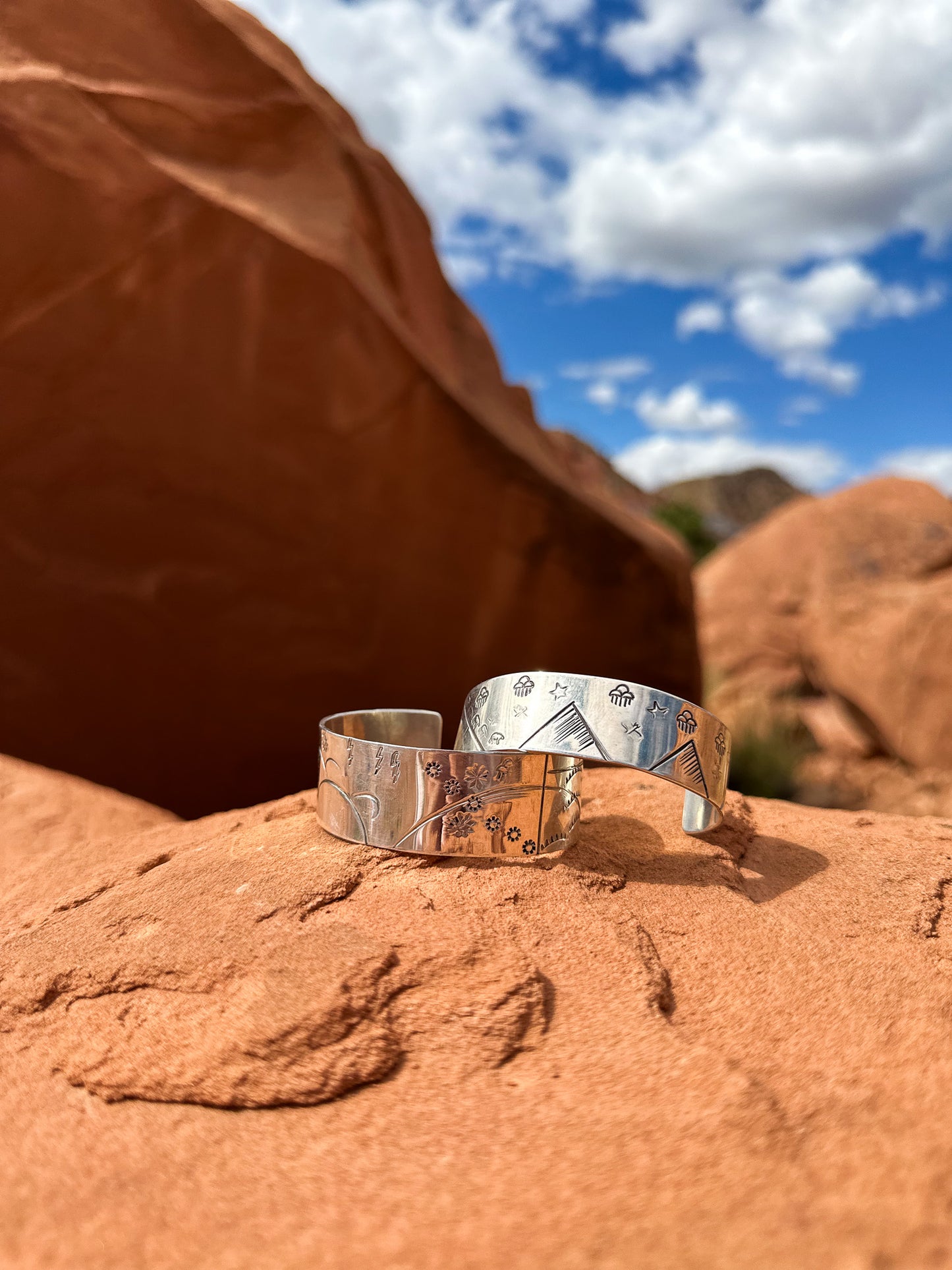 Navajo Made Storyteller Bracets