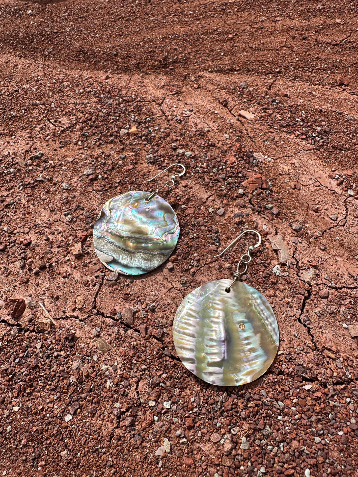 Navajo Made Abalone Earrings