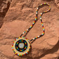 ++ Whiteheart Rainbow Medallion Necklace by Kellen Trenal ++