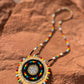 ++ Whiteheart Rainbow Medallion Necklace by Kellen Trenal ++