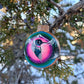 Navajo Made Handpainted Clay Ornament - HummingBird (Dá’itii’hi’)