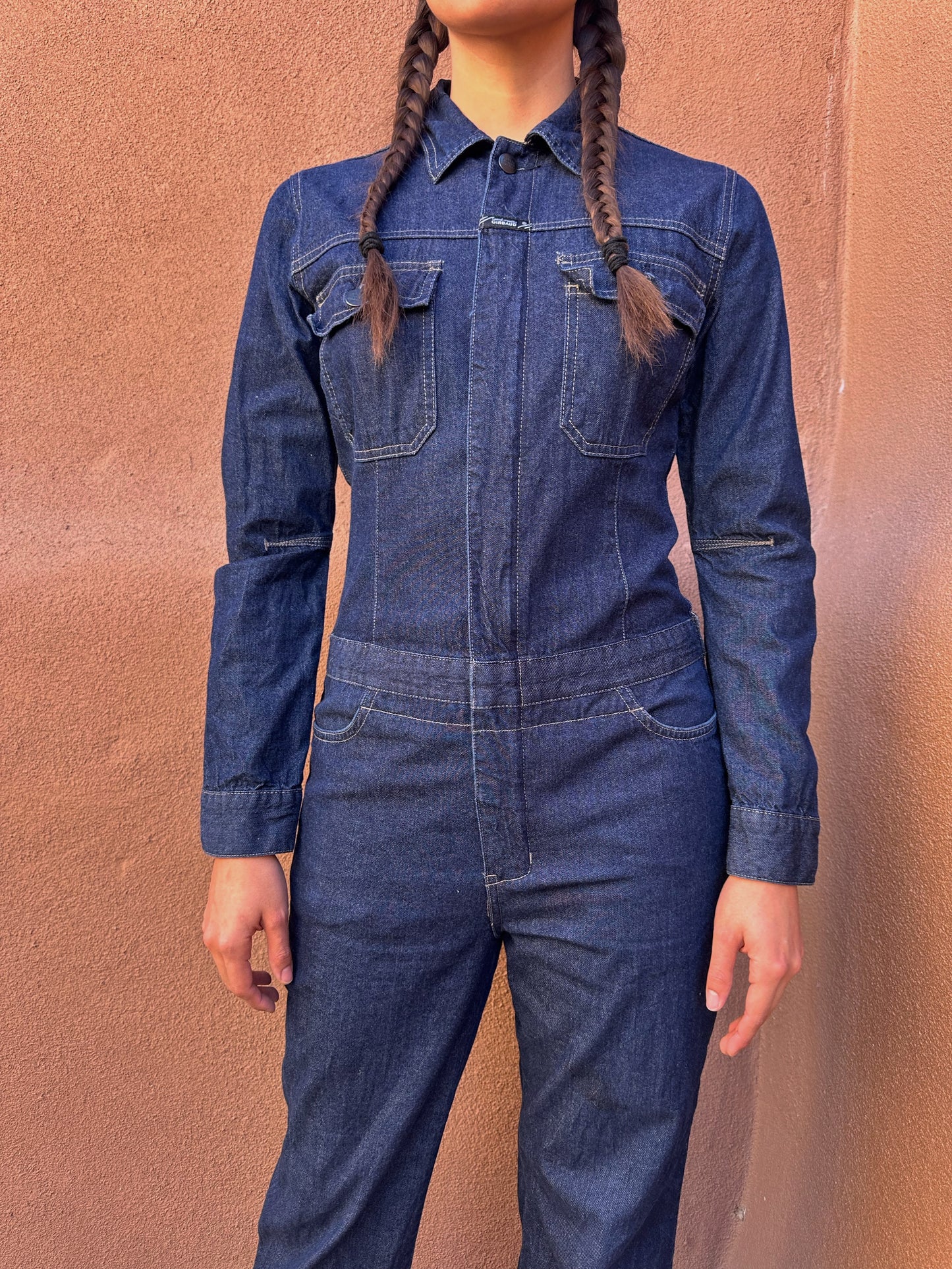 Upcycled Vintage Denim 80s Jumpsuit