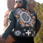 Upcycled Vintage Handpainted Motorcycle Jacket by Christopher Porter