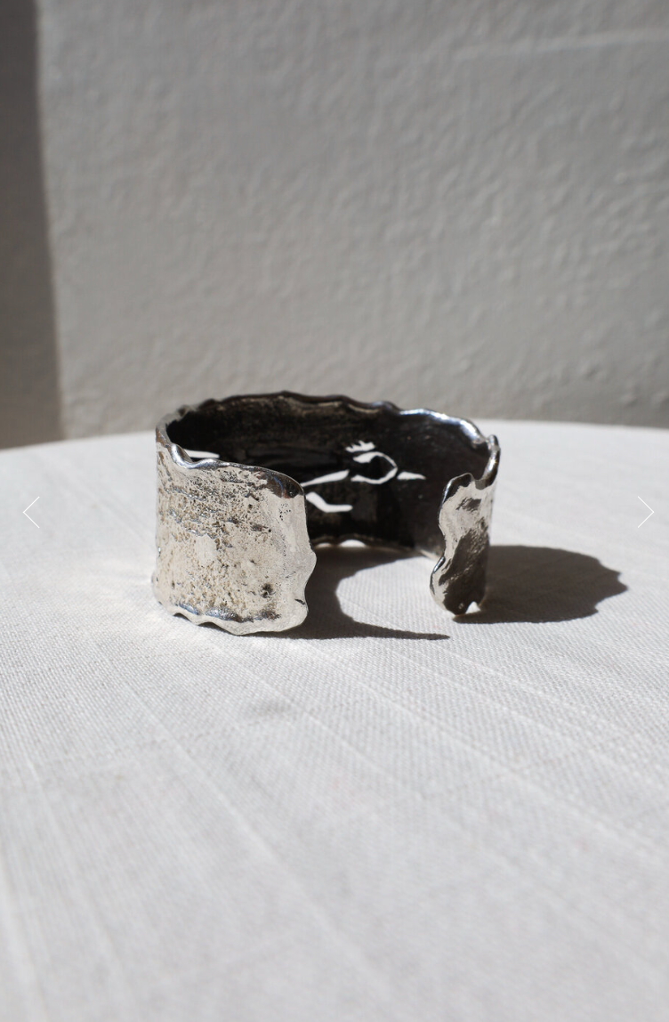 ++  Navajo Made Sterling Roadrunner Cuff ++  by  Gino Antonio