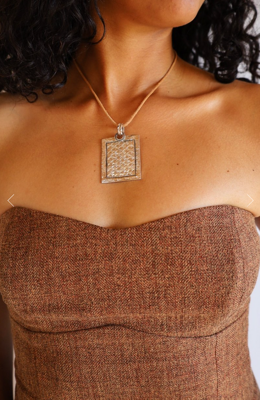 ++ Navajo Made Stamped Pendant++ by  Gino Antonio